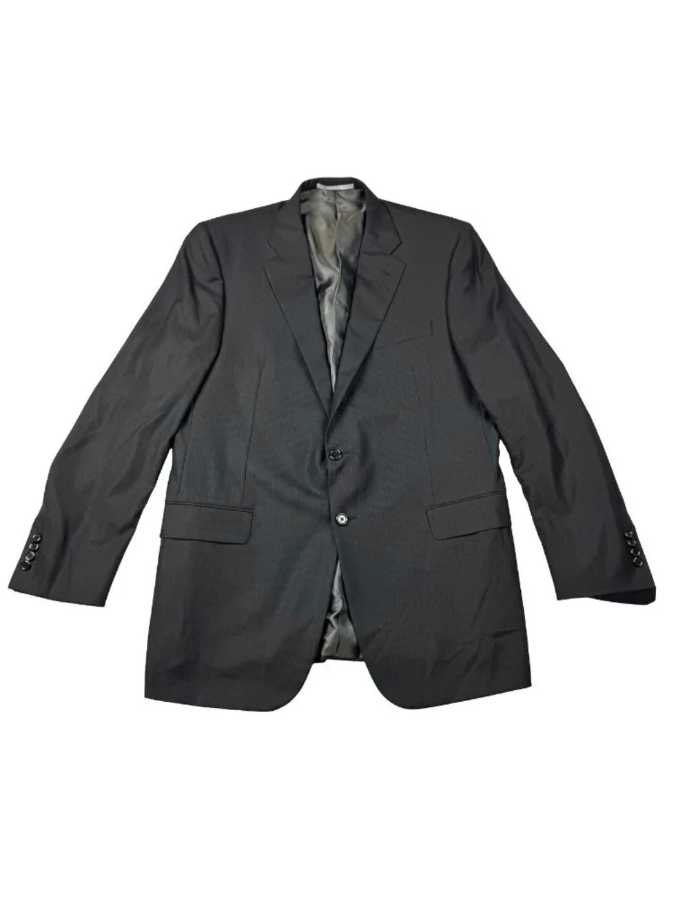 Hickey Freeman Men’s 100% Wool 2-Button Blazer Gray  • USA • 44L